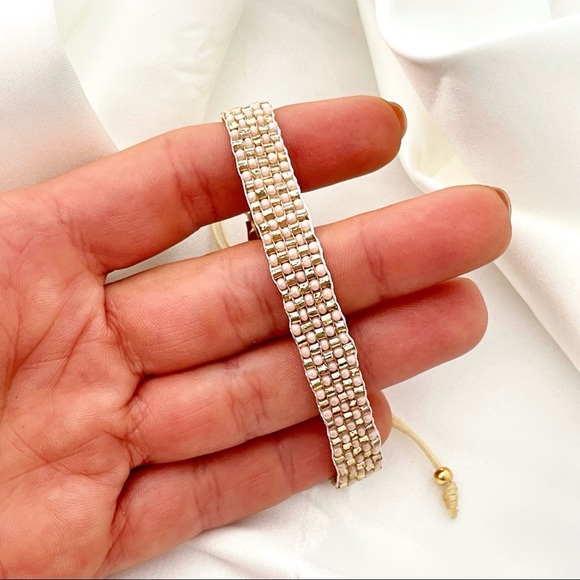 Tiny Bead Bracelet in Baby Pink - Picture 3 of 3